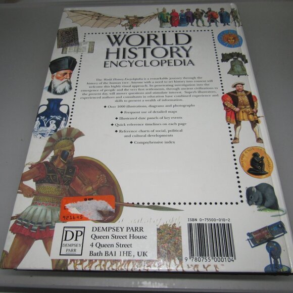 World History Encyclopedia | Illustrated Hardcover Reference Book | Dempsey Parr - Picture 2 of 3